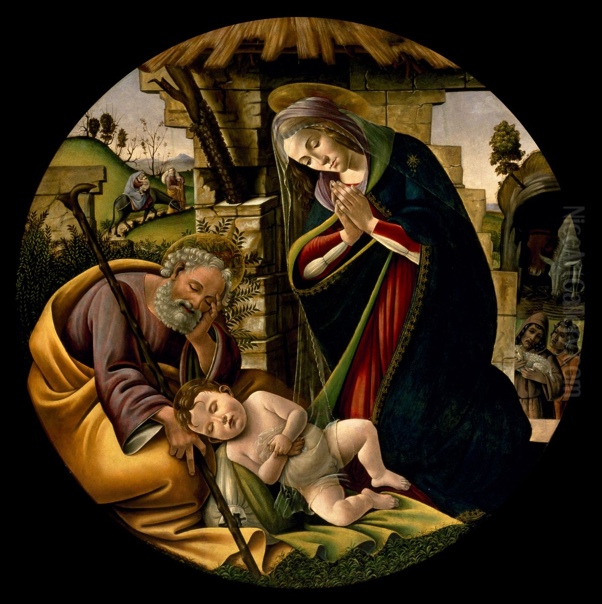 The Adoration Of The Christ Child Oil Painting by Sandro Botticelli
