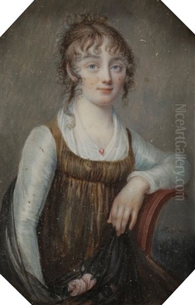 Eleve De Jean-baptiste Regnault A Paris, Oil Painting by Pierre Francois Bouchard