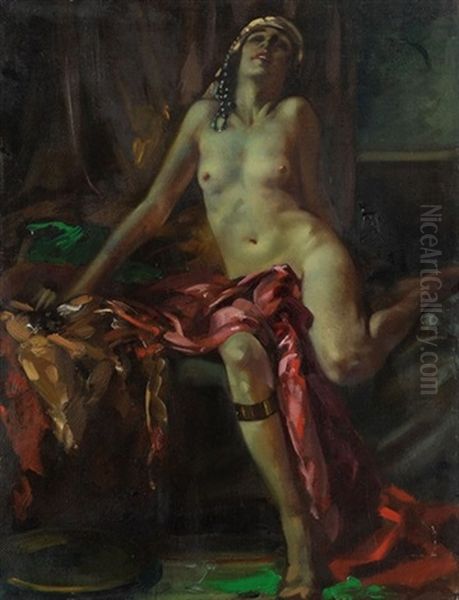 Saida Oil Painting by Arnulf De Bouche