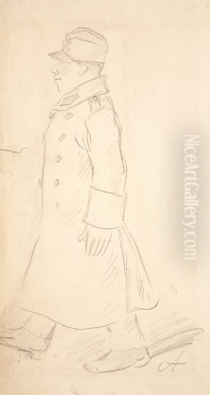 Rakousky Vojak Oil Painting by Mikolas Ales