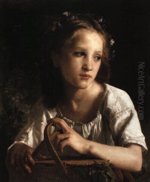 La Petite Ophelie Oil Painting by William-Adolphe Bouguereau