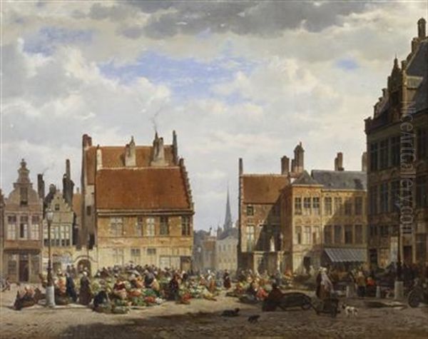 Gand Oil Painting by Francois-Jean-Louis Boulanger