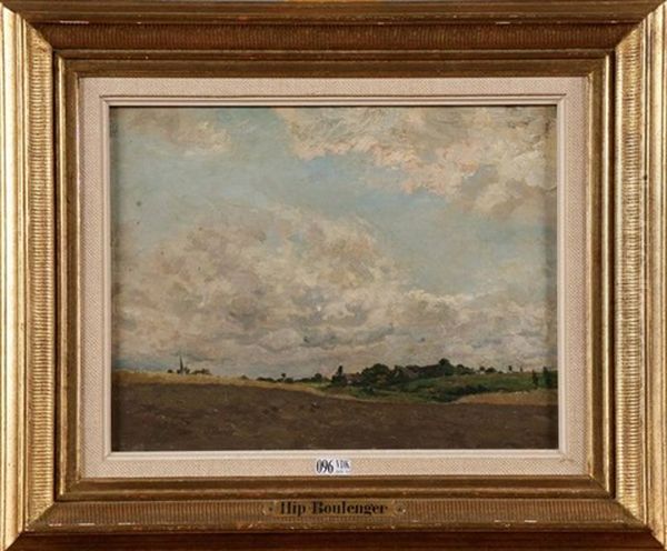 Paysage Oil Painting by Hippolyte Boulenger