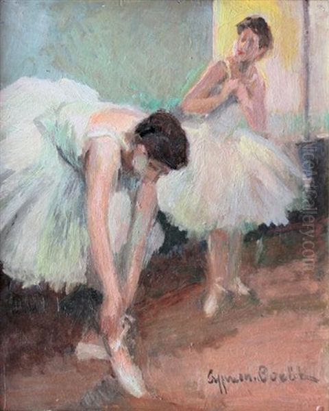 Danseuses Oil Painting by Cyprien Boulet