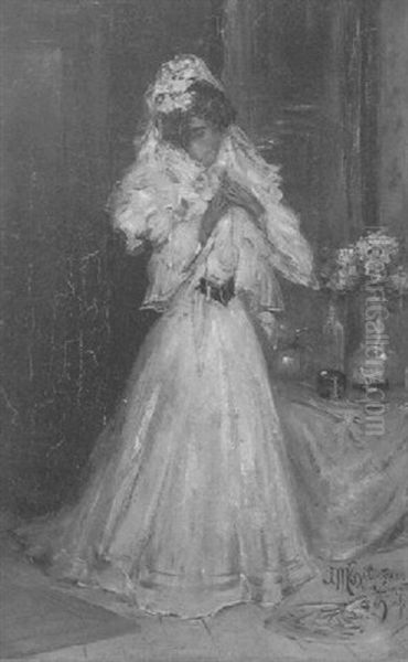 La Mariee Espagnole Oil Painting by Cyprien Boulet