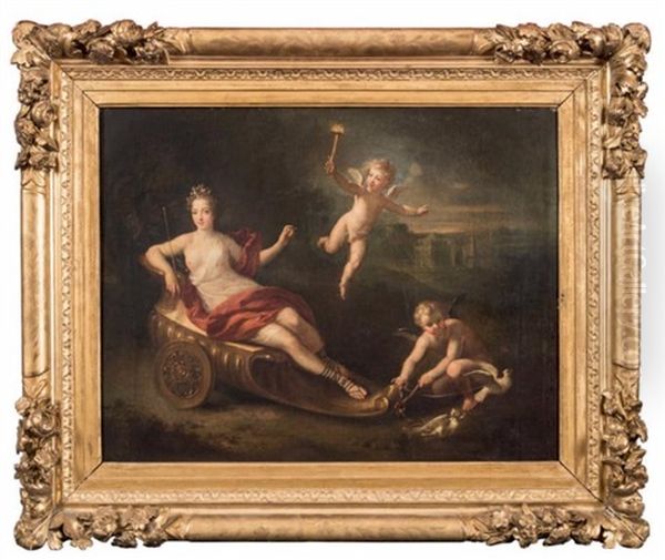 L'amour Eclairant Venus Oil Painting by Louis de, the Younger Boulogne