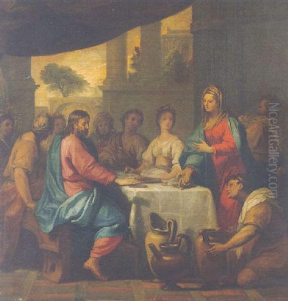 The Marriage At Cana Oil Painting by Louis de, the Younger Boulogne