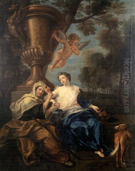 Vertumne Et Pomone Oil Painting by Bon De Boulogne