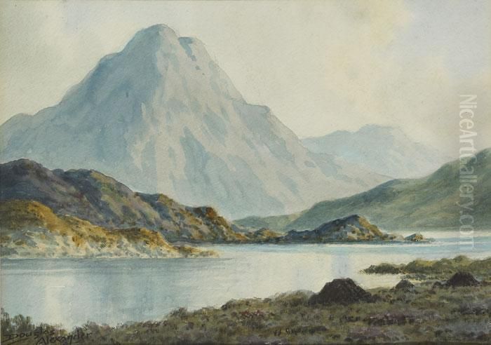 At Ballinahinch, Connemara Oil Painting by Douglas Alexander