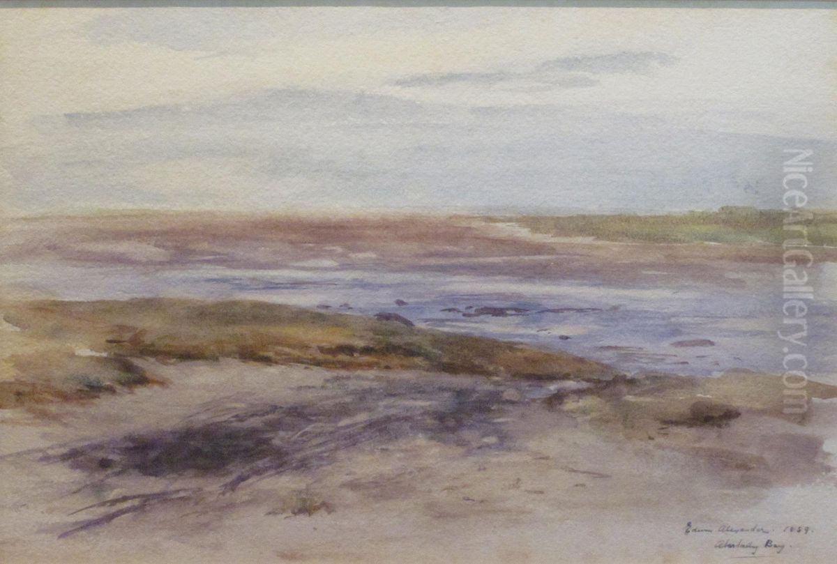 Aberlady Bay Oil Painting by Edwin Alexander