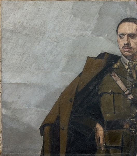 S. A. R. Le Prince Sixte De Bourbon-parme Oil Painting by Bernard Boutet De Monvel