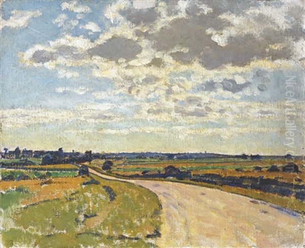 Etude Pour Le Retour Du Marche Oil Painting by Bernard Boutet De Monvel