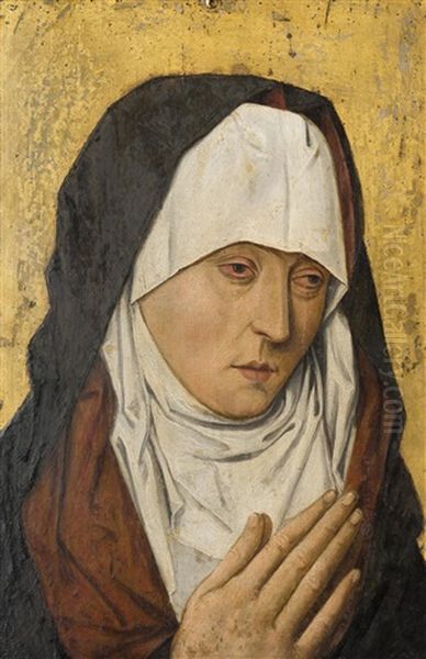 Our Lady Of Pains Oil Painting by Dieric the Elder Bouts