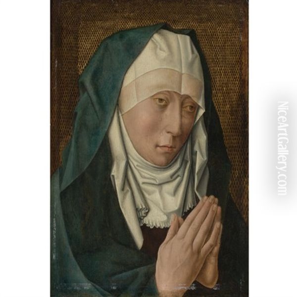 The Mater Dolorosa Oil Painting by Dieric the Elder Bouts