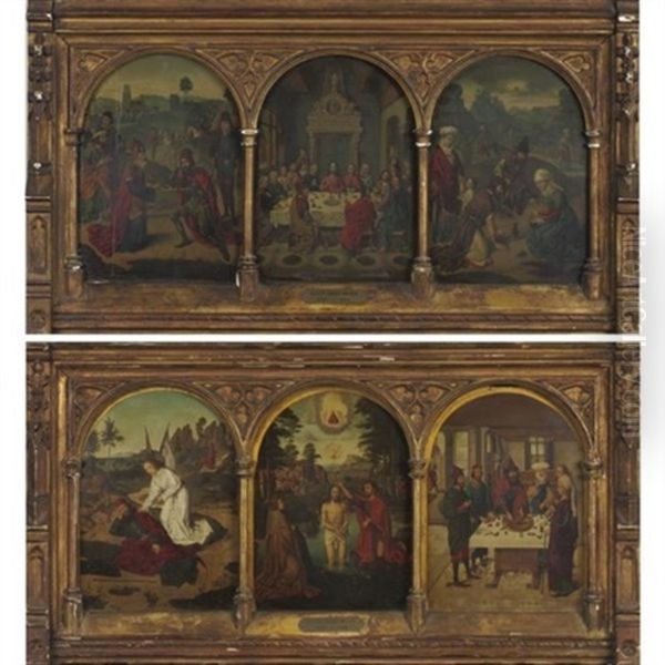 Scenes From The Passion Of Christ (pair) Oil Painting by Dieric the Elder Bouts