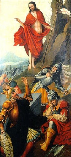 La Resurrection Oil Painting by Dieric the Younger Bouts