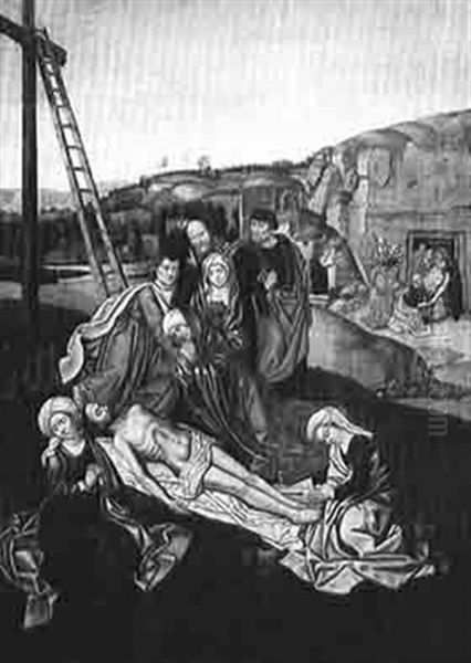 The Deposition Oil Painting by Dieric the Younger Bouts