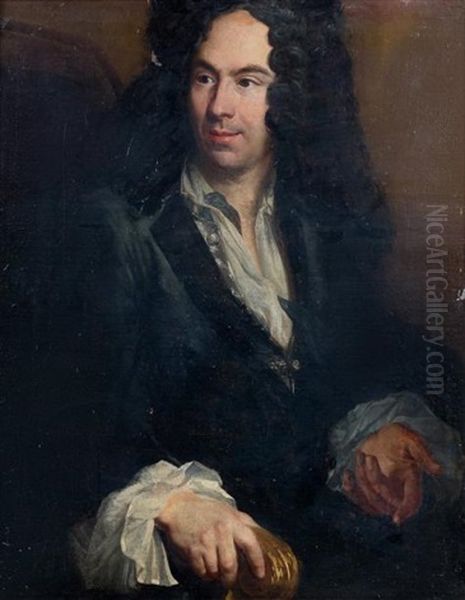 Portrait D'homme En Buste Oil Painting by Andre Bouys
