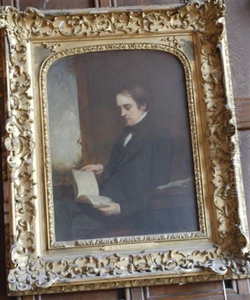 Portrait Of Bernard John Seymour Coleridge, Later 2nd Lord Coleridge Oil Painting by William Boxall