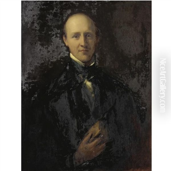 Portrait Of The John Duke Coleridge, Later 1st Baron Coleridge (1820-1894) Oil Painting by William Boxall