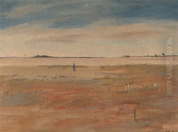 Wimmera Landscape Oil Painting by Arthur Merric Boyd