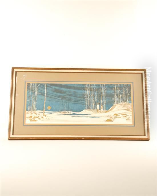 North Inlet Oil Painting by Robert L. Alexander