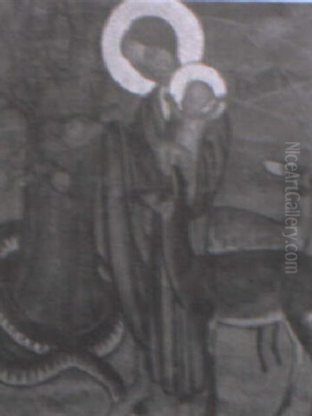 The Madonna Oil Painting by Raymond S. Boynton