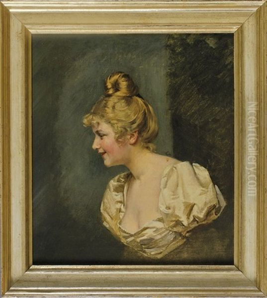 Junges Madchen Oil Painting by Emil Brack