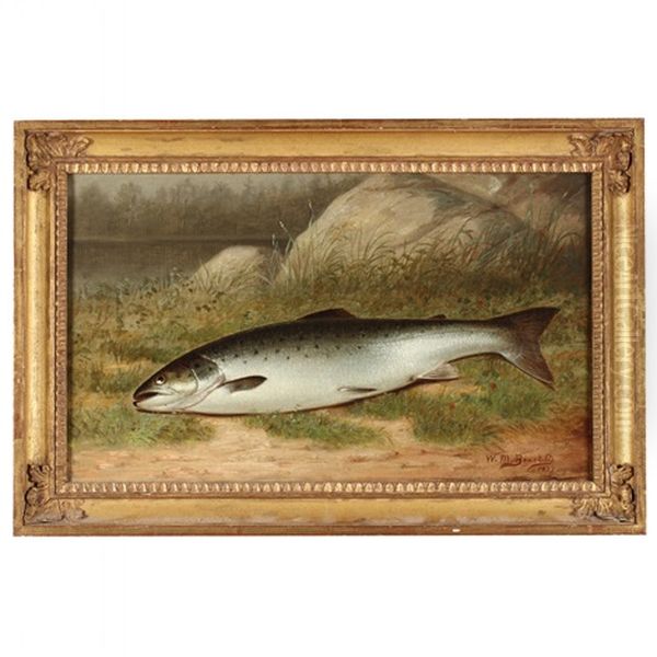 The Trophy Trout Oil Painting by Walter M. Brackett