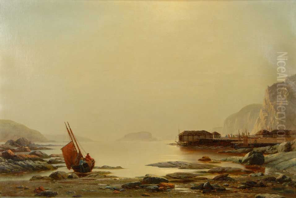 Low Tide, Labrador Oil Painting by William Bradford
