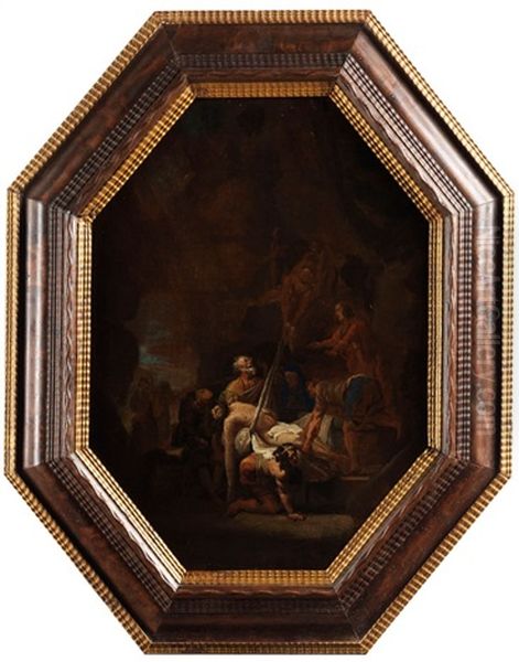 Kreuzabnahme Christi Oil Painting by Leonard Bramer