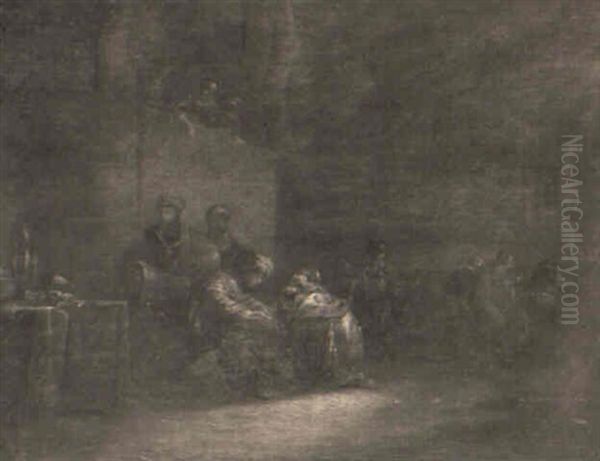 Pontius Pilate Washing His Hands Oil Painting by Leonard Bramer