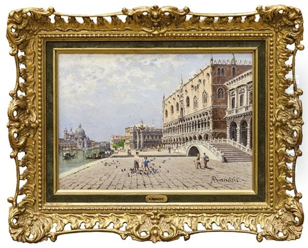 Dozeci Palac Oil Painting by Antonietta Brandeis