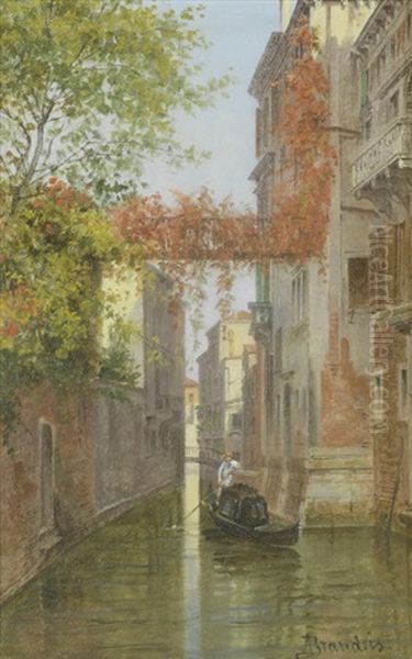 Palazzo Albrizzi, Venezia Oil Painting by Antonietta Brandeis