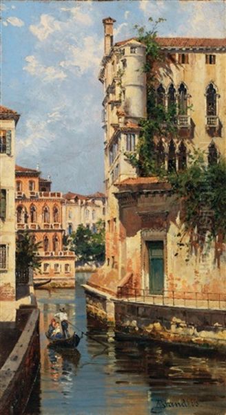 Vue Du Palazzo Albrizzi Oil Painting by Antonietta Brandeis