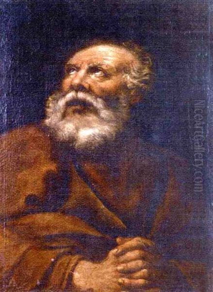 Saint En Oraison Oil Painting by Petr Brandl