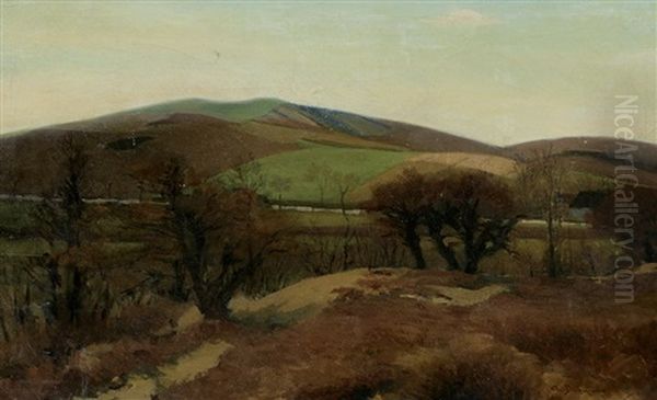 Paesaggio Oil Painting by Angelo Brando