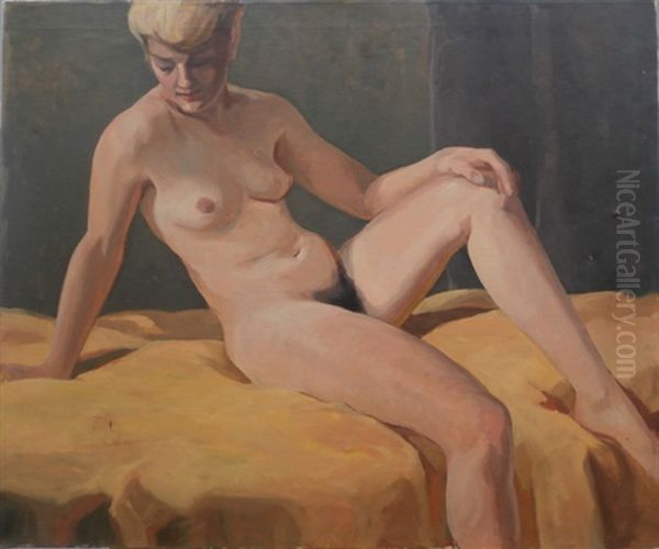 Nude Female Oil Painting by George Kennedy Brandriff