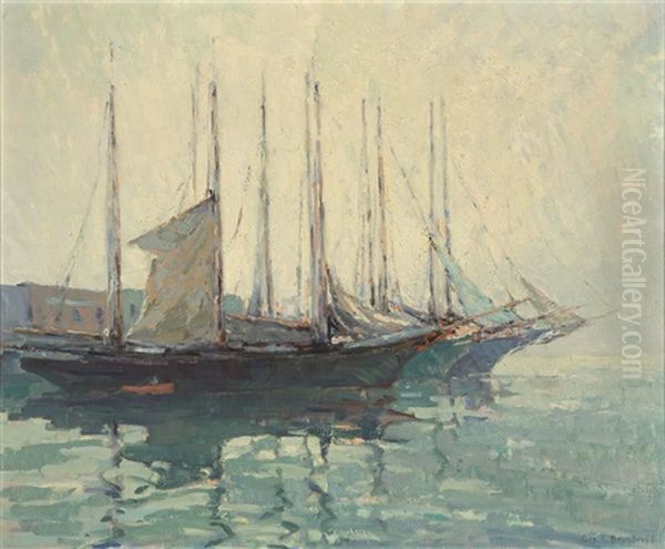 The Clearing Mist Oil Painting by George Kennedy Brandriff