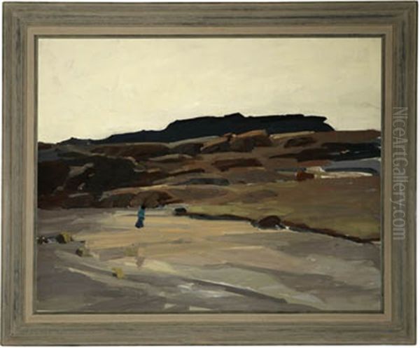 Sand Wash, New Mexico Desert Oil Painting by George Kennedy Brandriff