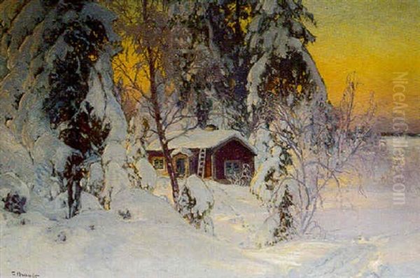 A Hut In A Winter Landscape









A Hut In A Winter Landscape Oil Painting by Carl Brandt