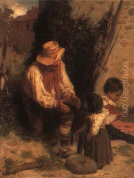 The Favourite Oil Painting by Otto Brandt