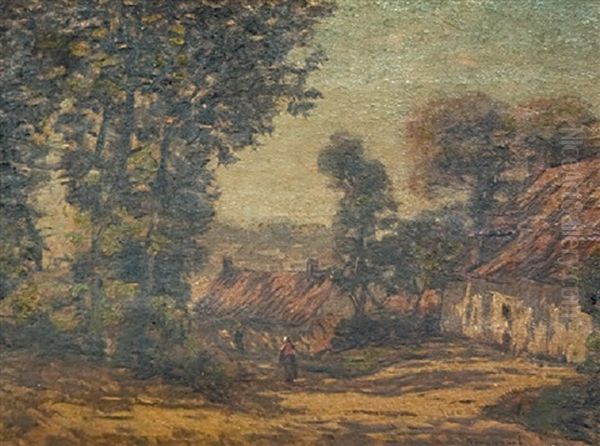 La Chaumiere Oil Painting by Louis Braquaval