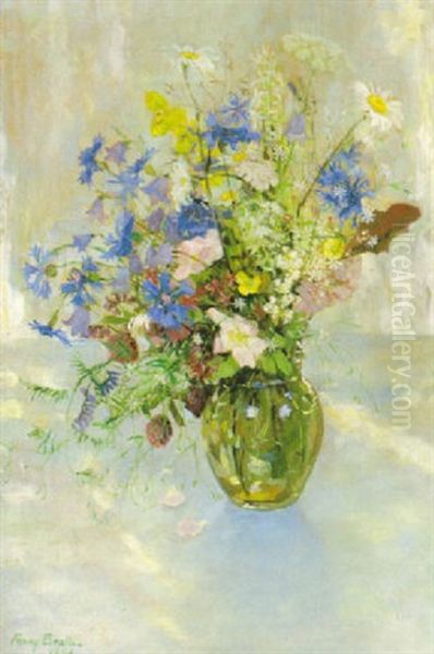 Angsblommor Oil Painting by Fanny Brate