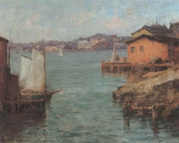 Along The Bay Oil Painting by Maurice Braun