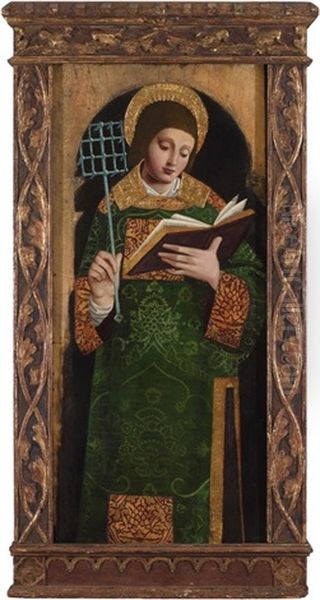 Sankt Laurentius Oil Painting by Ludovico Brea