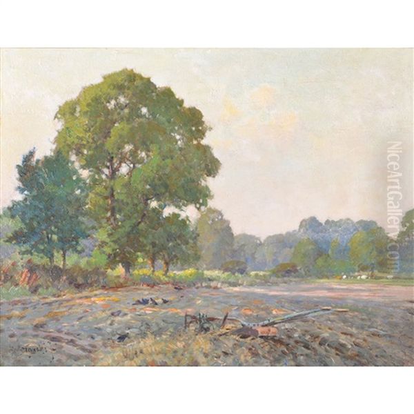 September Evening Oil Painting by Alfred Fontville de Breanski Jr