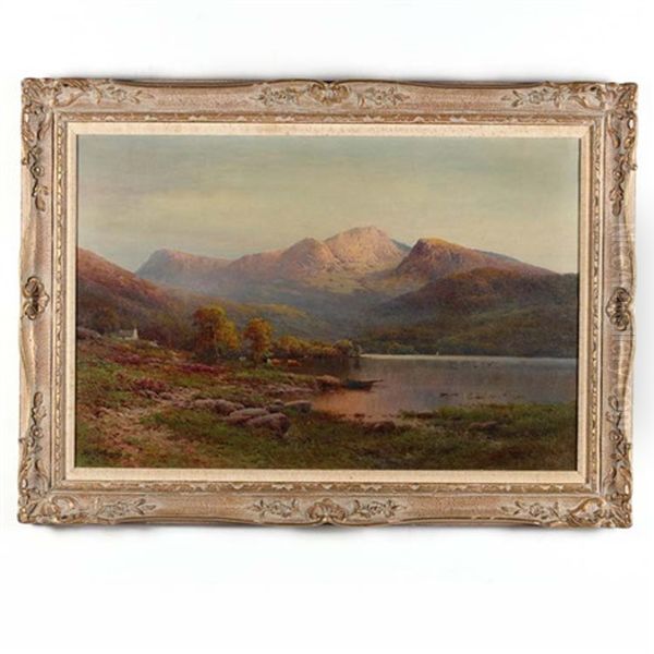 Cader Idris, North Wales Oil Painting by Alfred Fontville de Breanski Jr