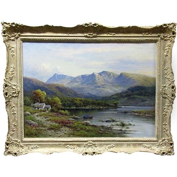 Cadar Idris, N. Wales Oil Painting by Alfred Fontville de Breanski Jr