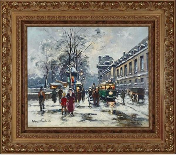 Kinloch Rannoch, N.b. Oil Painting by Alfred Fontville de Breanski Jr